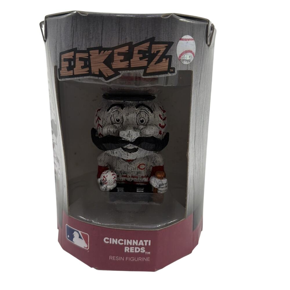Mr. Redlegs Cincinnati Reds Mascot Eekeez Figurine 2016 Collectible NIB MLB